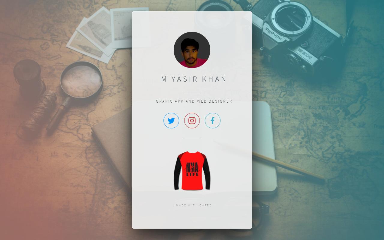 Carrd profile picture for @yasirkhan